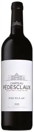 image du vin Pedesclaux Pauillac Aoc Rouge 2021