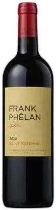photo du vin Frank Phélan Saint-Estèphe 2020