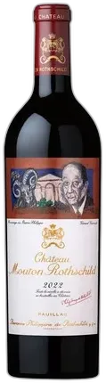 photo du vin Mouton Rothschild Pauillac Aoc Rouge 2022