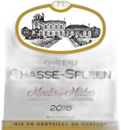 image du vin Chasse Spleen Moulis 2016