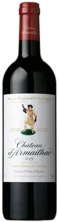capture du vin Armailhac Pauillac 2009