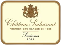 aperçu du vin Suduiraut Sauternes 2022