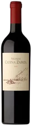 vue du vin Nicolas Catena Zapata Mendoza Argentine Rouge 2018