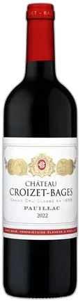 photo du vin Croizet Bages Pauillac Rouge 2022