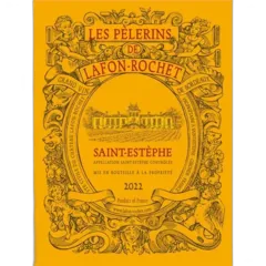 illustration du vin les Pèlerins de Lafon Rochet 2022