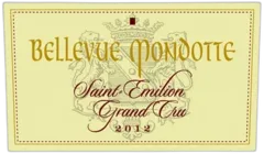capture du vin Bellevue Mondotte Saint-Emilion Grand Cru 2012