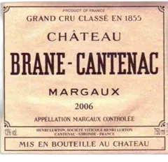 aperçu du vin Brane Cantenac Margaux 2006