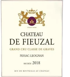 aperçu du vin Fieuzal Rouge Pessac-Léognan 2018