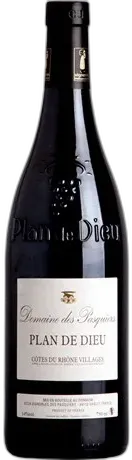 photo du vin Plan de Dieu 2023 Domaine des Pasquiers Côtes-du-Rhône Villages
