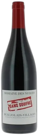 vue du vin Beaujolais Villages Sans Soufre 2024 Domaine des Nugues