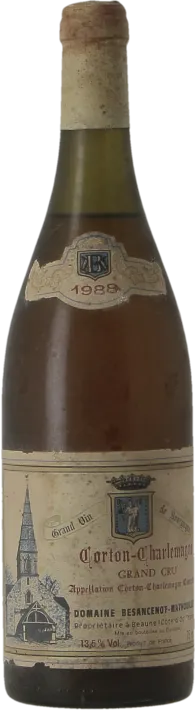 vue du vin Corton Charlemagne