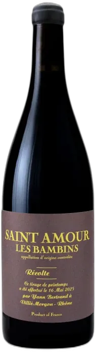 capture du vin Saint-Amour les Bambins 2024