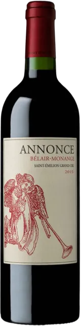 photo du vin Annonce de Bélair-Monange 2015