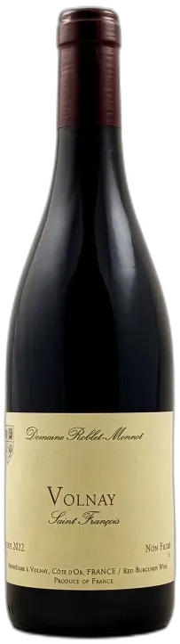 photo du vin Roblet Monnot Volnay "Saint François" 2022