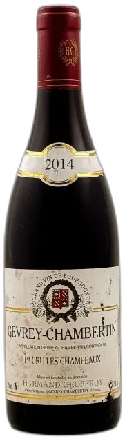 photo du vin Harmand-Geoffroy Gevrey Chambertin "les Champeaux" 2014