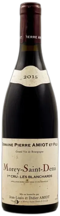 photo du vin Pierre Amiot Morey Saint Denis 1er Cru "les Blanchards" 2015