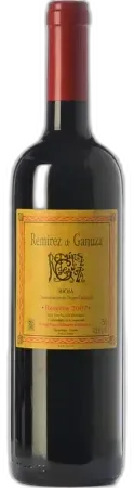 photo du vin Rioja Doca Reserva Fincas de Ganuza Remírez de Ganuza 2017
