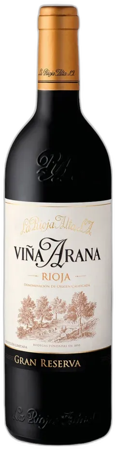 capture du vin Rioja Doca Gran Reserva Viña Arana la Rioja Alta 2017