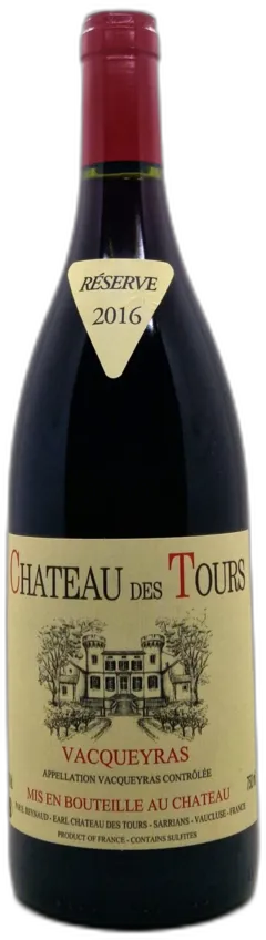 capture du vin Chateau des Tours Vacqueyras 2016