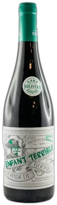 photo du vin Aoc Cotes du Rhone Enfant Terrible Sans Soufre les Rois Malts