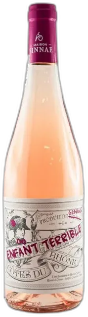illustration du vin Aoc Cotes du Rhone Enfant Terrible Rose les Rois Malts