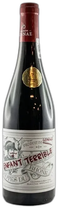 image du vin Aoc Cotes du Rhone Enfant Terrible Rouge les Rois Malts