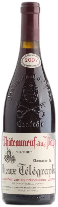 photo du vin Vieux Telegraphe Chateauneuf du Pape la Crau