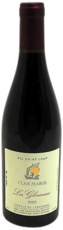 photo du vin Clos Marie les Glorieuses 2002