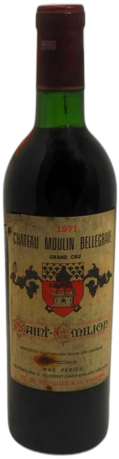 capture du vin Château Moulin Bellegrave