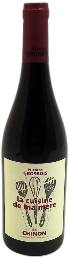 illustration du vin Domaine Grosbois Chinon Cuisine de ma Mère 2024