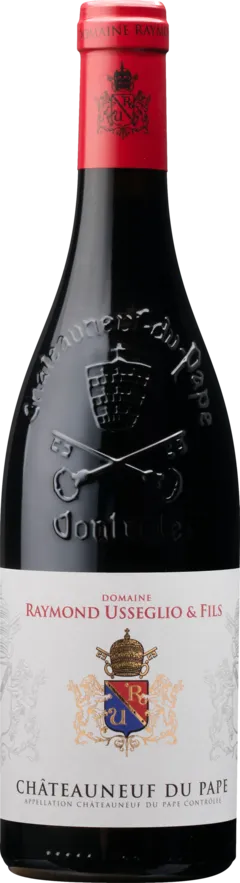 vue du vin Domaine Raymond Usseglio & Fils Chateauneuf-du-Pape Cuvee Imperiale