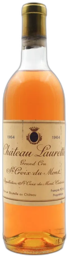 vue du vin Château Laurette 1964