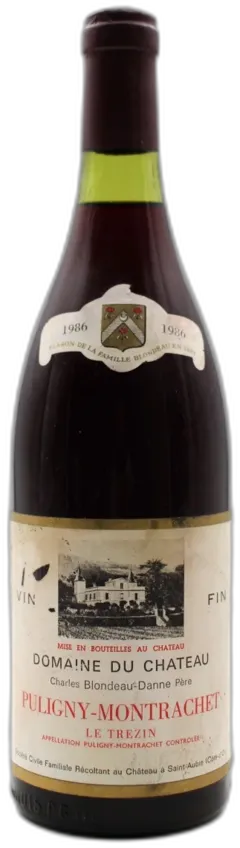 image du vin Puligny-Montrachet le Trezin 1986 Domaine du Château