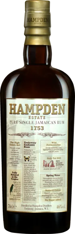 illustration du vin Rhum Hampden 1753