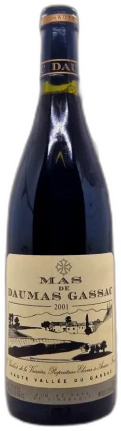 illustration du vin Mas de Daumas Gassac 2001 Igp Saint Guilhem-le-Désert Cité d’Aniane