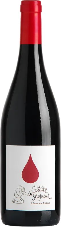 image du vin la Goutte du Seigneur Rouge 2023 Domaine Duseigneur, Côtes du Rhône