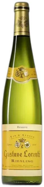 vue du vin Riesling "Réserve" Gustave Lorentz 2024