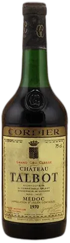 photos du vin Château Talbot Saint-Julien 4ème Grand Cru Classé 1970