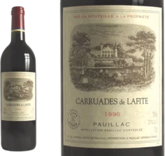 photo Carruades de Lafite Rouge 1996 Second Vin du Château Lafite-Rothschild