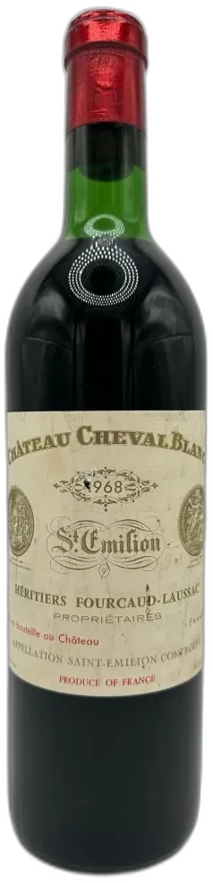 photo du vin Château Cheval Blanc 1968 Bordeaux France