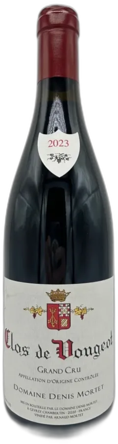 photo du vin Domaine Denis Mortet Clos Vougeot 2023 Bourgogne France