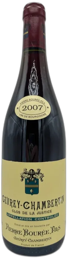 photos du vin Domaine Pierre Bouree Fils Gevrey-Chambertin Clos de la Justice Bourgogne France