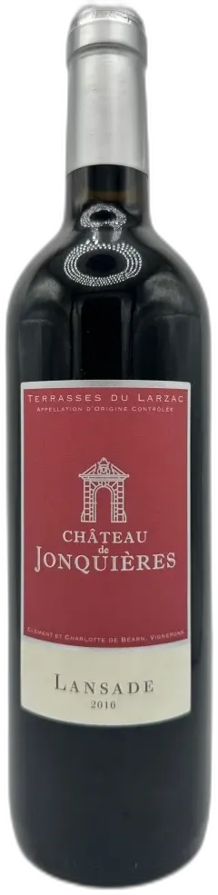 vue du vin Château Jonquieres Lansade Terrasses du Larzac Rouge 2016 Languedoc Roussillon France