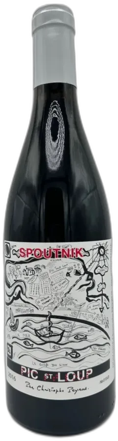photo du vin Domaine Christophe Peyrus Spoutnik Pic Saint Loup 2016 Languedoc Roussillon France