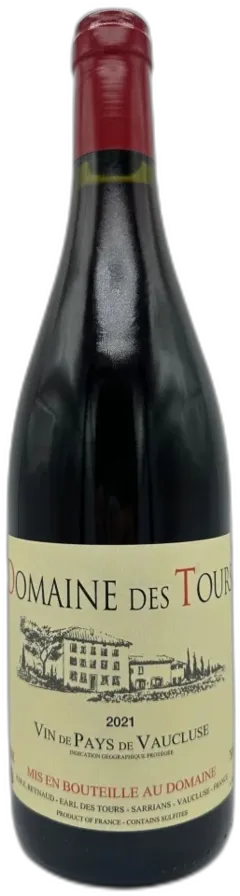 vue du vin Domaine des Tours 2021 Languedoc Roussillon France