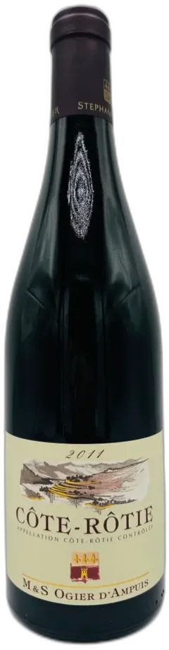 image du vin Domaine Stephane Ogier Cotes Rotie 2011 Vallée du Rhône France