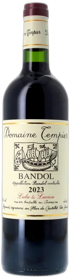illustration du vin Domaine Tempier Bandol Rouge Lulu & Lucien 2023