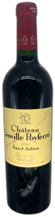 photo du vin Saint Julien Chateau Leoville Poyferre Rouge 2010 les Rois Malts