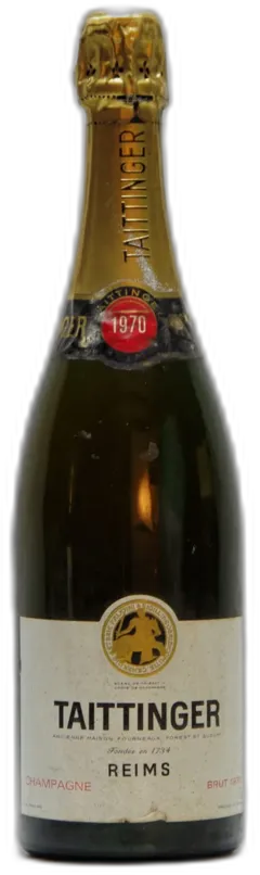 illustration du vin 1970 Taittinger, Champagne Brut Vintage