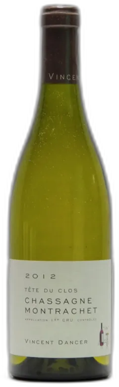 photo du vin 2012 Vincent Dancer, Chassagne-Montrachet 1er Cru Tête du Clos